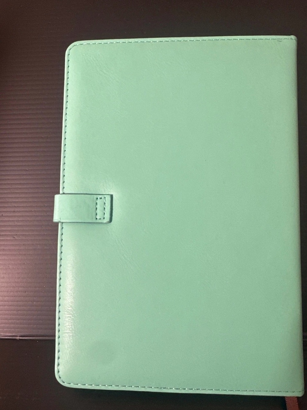 Tiffany & Co. White and Tiffany Blue Leather Notebook Cover - Picture 3 of 6